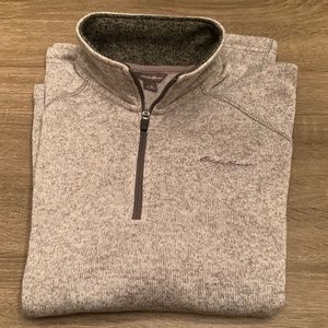 ❌ SOLD ❌Eddie Bauer Men’s Quarter Zip Pullover NWT, size XL
